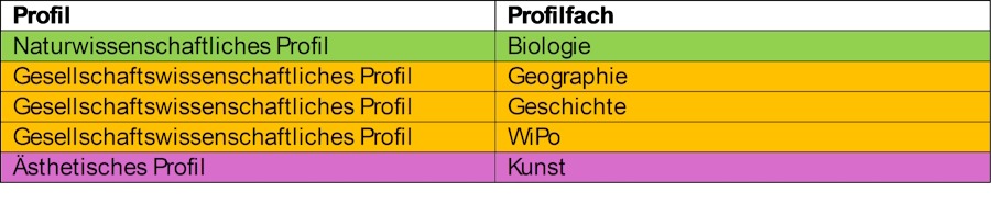 Profiloberstufe Profiloberstufe